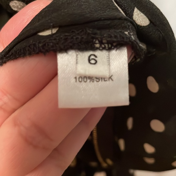 Alice + Olivia silk polka dot jacket size 6 - Picture 8 of 8